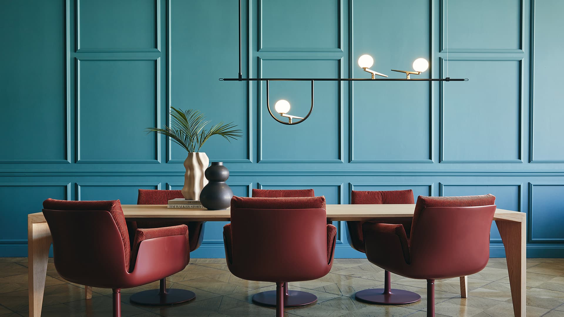 Торшер Artemide Yanzi напольный, шлифованная латунь, белый, чёрный — фото 1