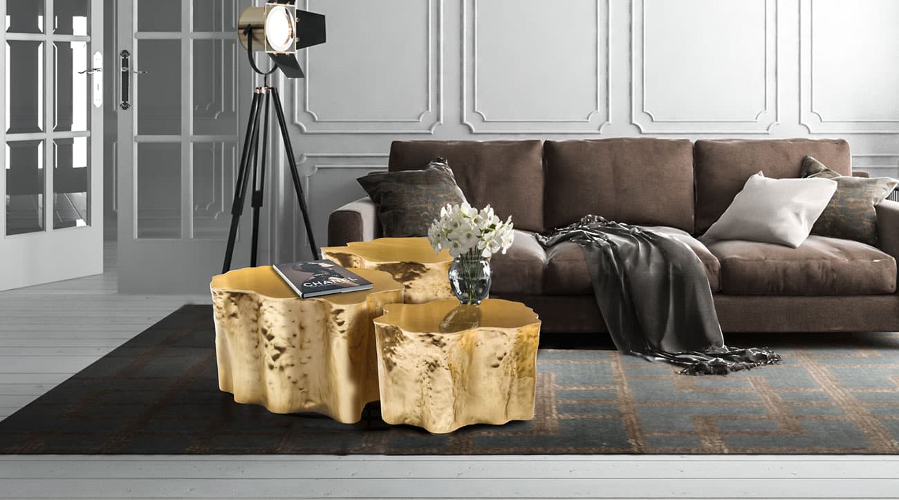 Журнальный столик Bat eye Golden Lake center table — фото 5