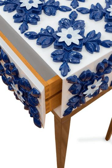 Прикроватный столик Bat eye Blue side table — фото 2