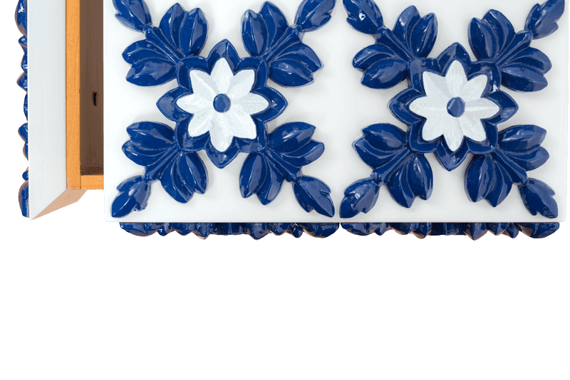 Прикроватный столик Bat eye Blue side table — фото 3