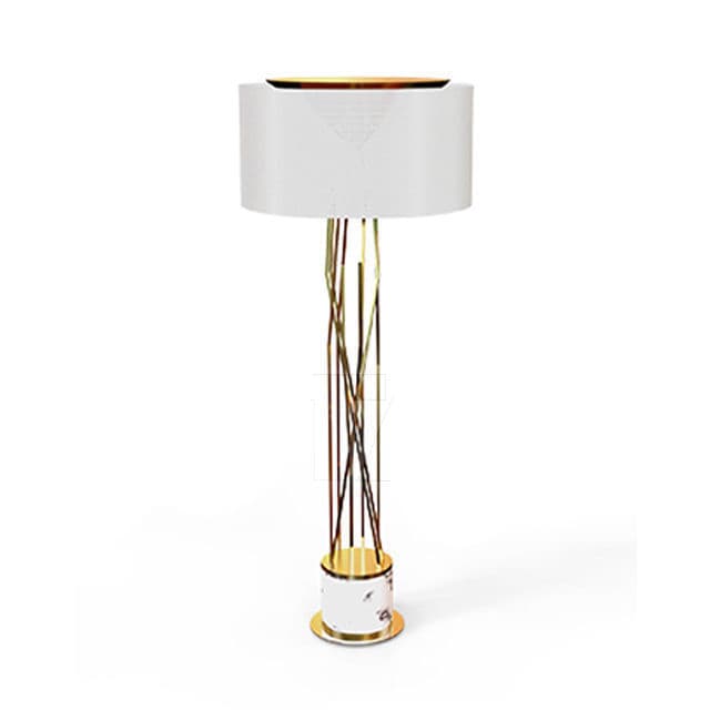 Торшер Bat eye Abbey white lamp