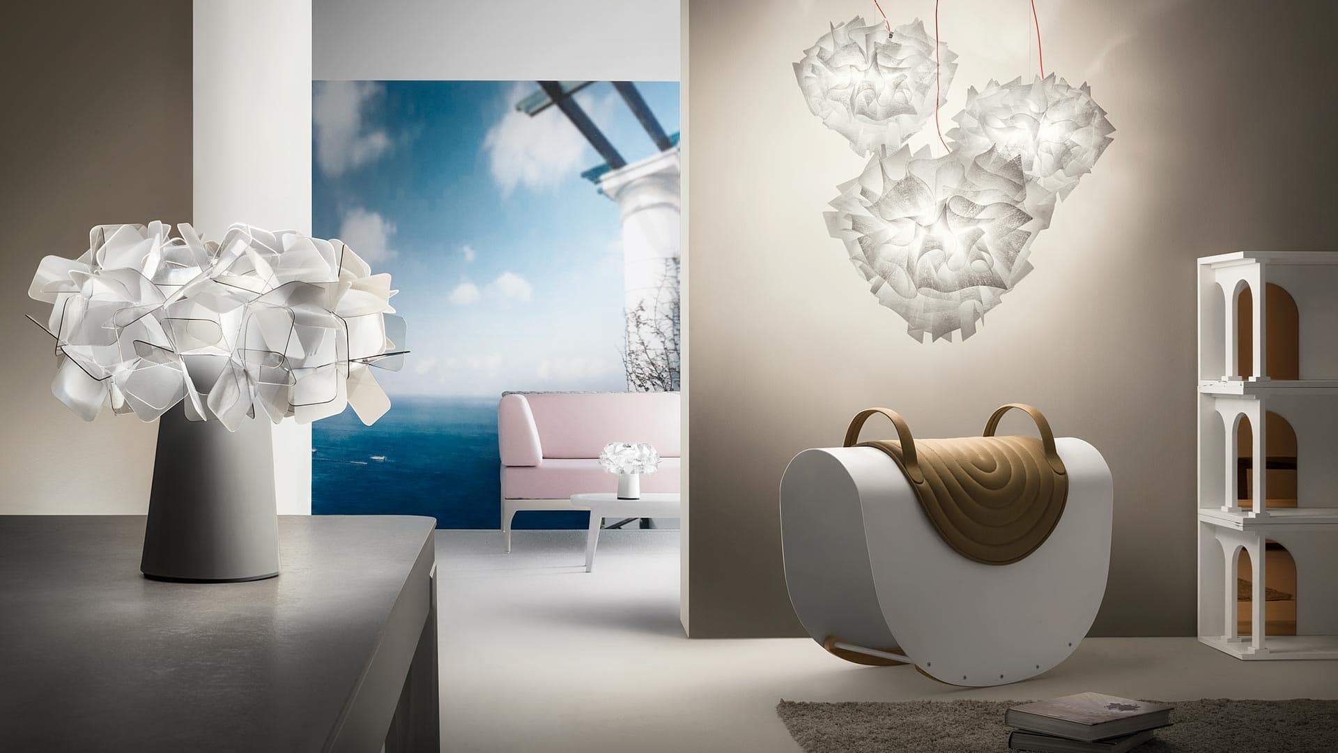 Настольный светильник Slamp Clizia Table battery powered — фото 2