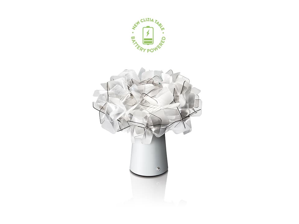 Настольный светильник Slamp Clizia Table battery powered — фото 9