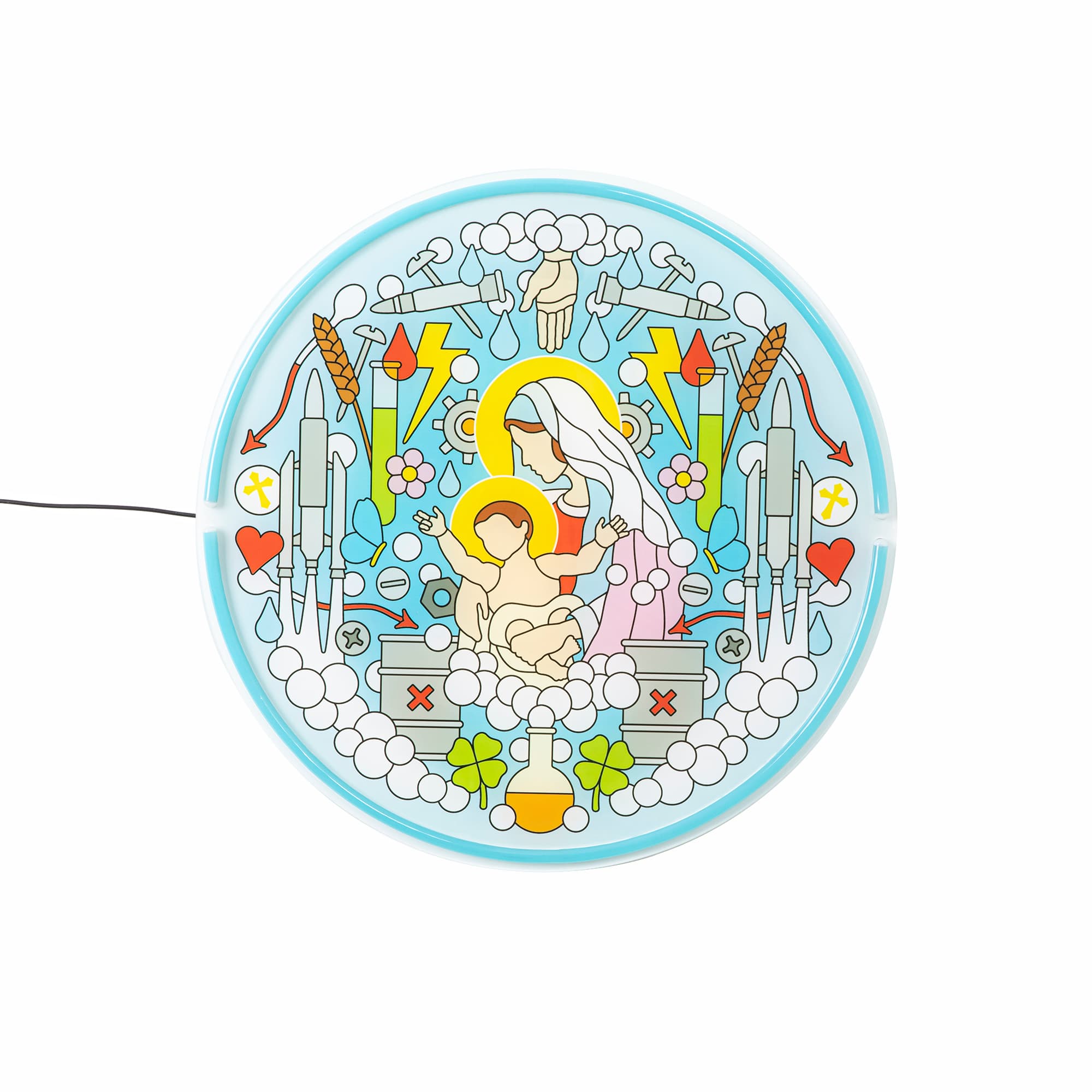 Настенный светильник Seletti Gospel Led Signs Virgin Mary