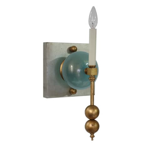 Бра Louise Gaskill Blue Murano Glass Sconce
