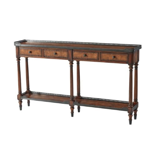 Консоль Theodore Alexander The Slim Oak Console Table — фото 5