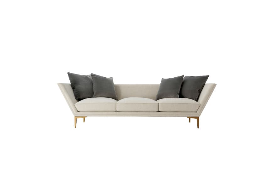 Диван Theodore Alexander Lorne Sofa (Brushed Brass) — фото 5