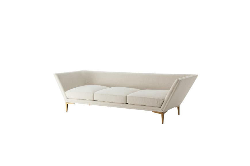 Диван Theodore Alexander Lorne Sofa (Brushed Brass) — фото 3