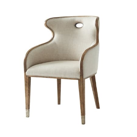 Стул Theodore Alexander Cannon Scoop Back Upholstered Chair