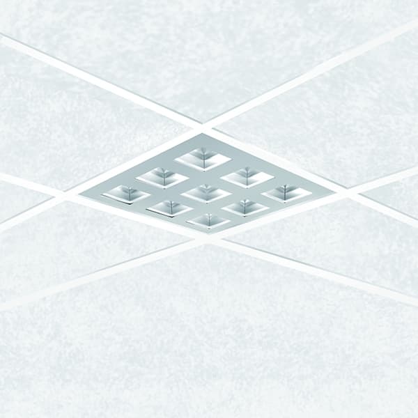 Встраиваемый светодиодный светильник Quattrobi DOUBLE SQUARE