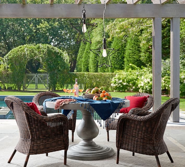 Подвесной светильник Pottery Barn Rustic Star Indoor/Outdoor Pendant — фото 3