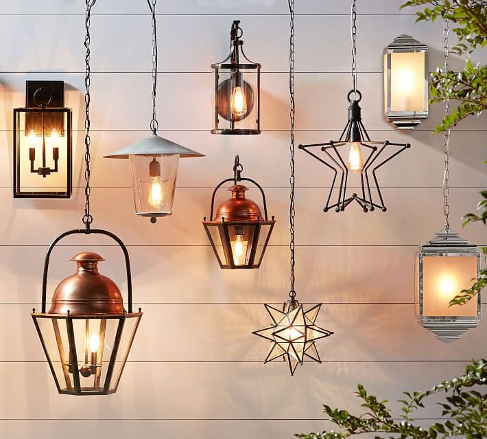 Подвесной светильник Pottery Barn Rustic Star Indoor/Outdoor Pendant — фото 2