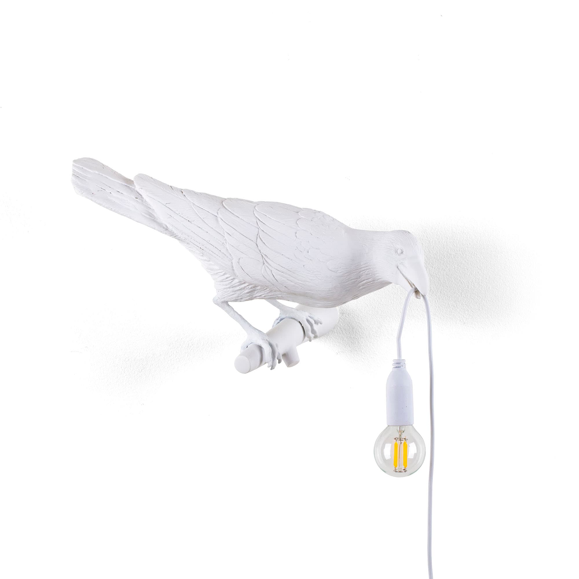 Настенный светильник Seletti Bird Lamp White Looking Right — фото 3