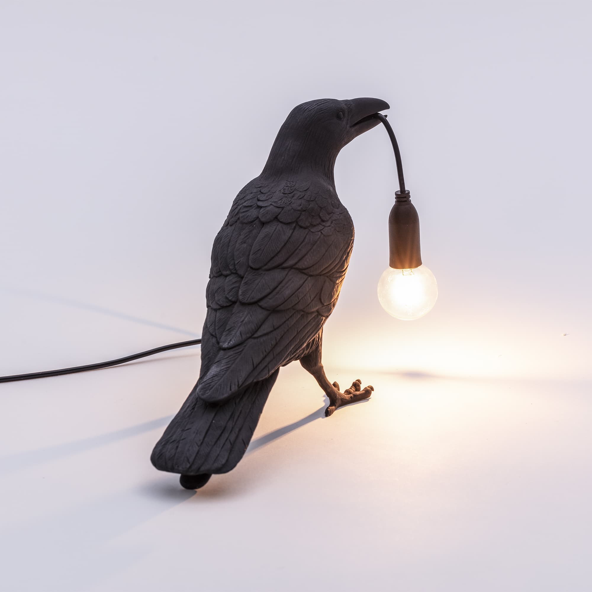 Настольный светильник Seletti Bird Lamp White Waiting — фото 7