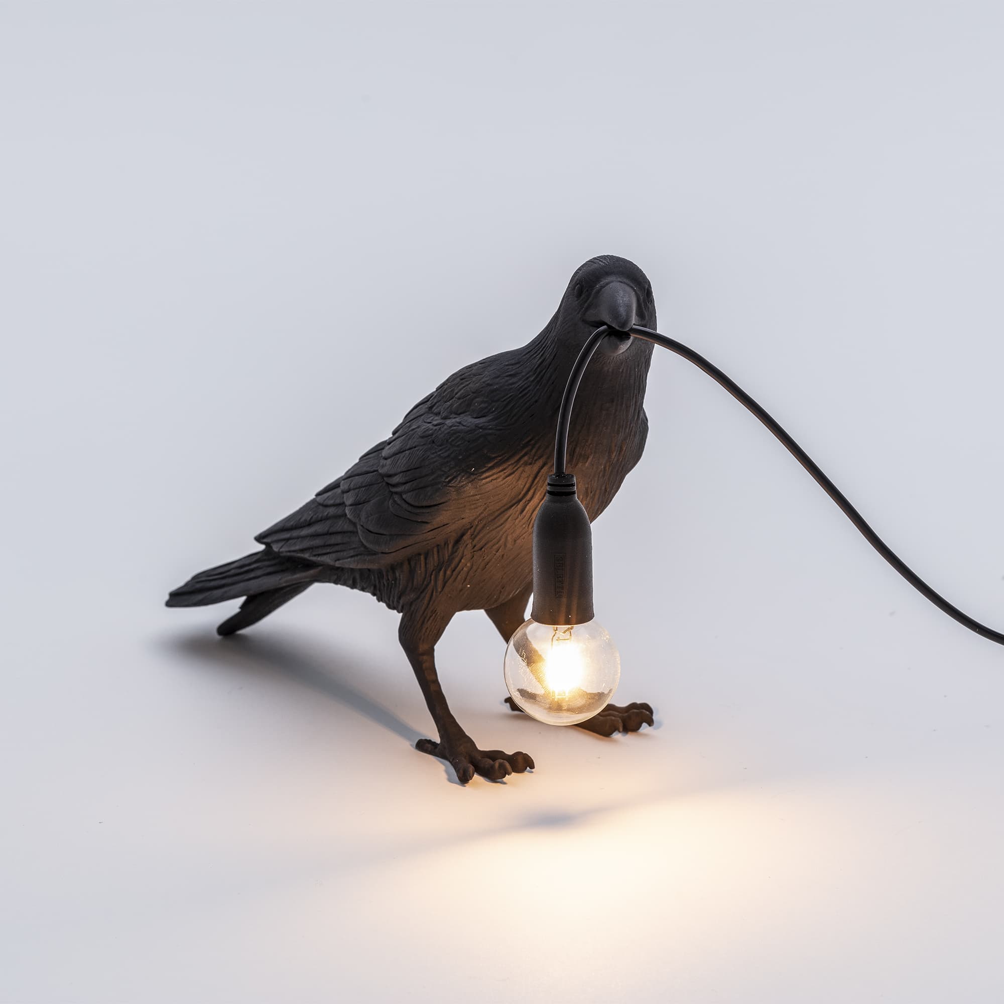 Настольный светильник Seletti Bird Lamp White Waiting — фото 10