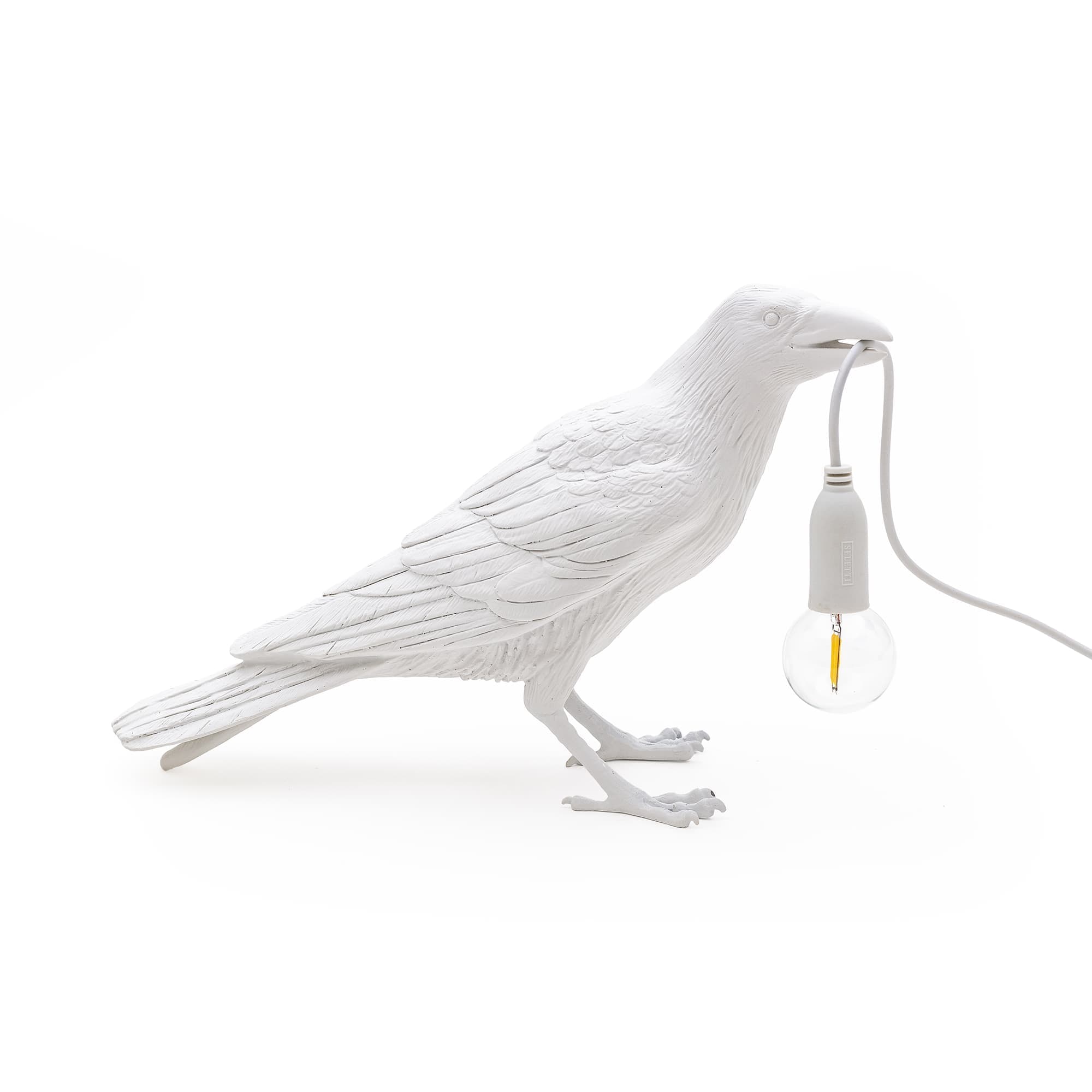 Настольный светильник Seletti Bird Lamp White Waiting