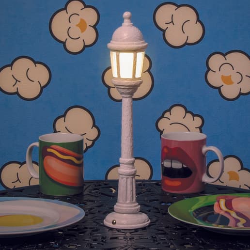 Настольный светильник Seletti Street Lamp Dining Gold — фото 3