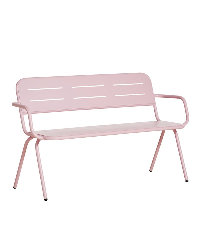 Скамейка WOUD RAY bench with armrest — фото 6