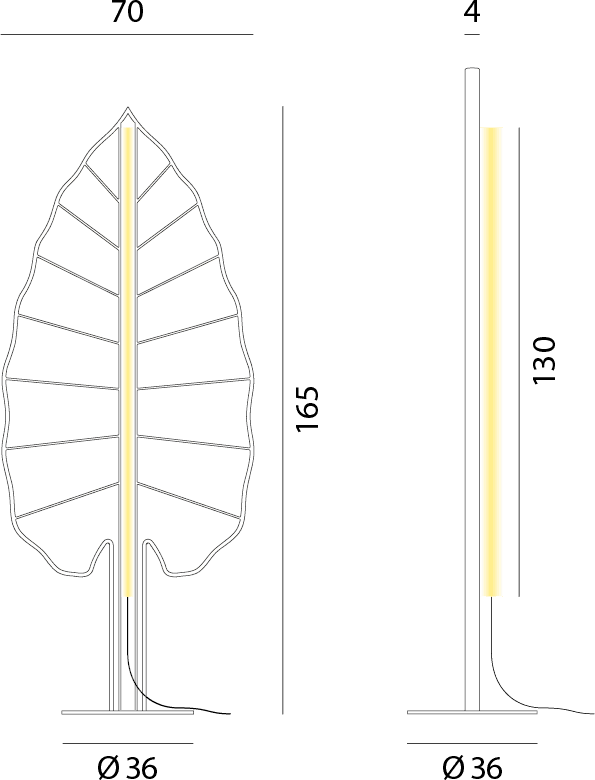 Напольный светильник Rotaliana Eden Collection 3 — фото 5