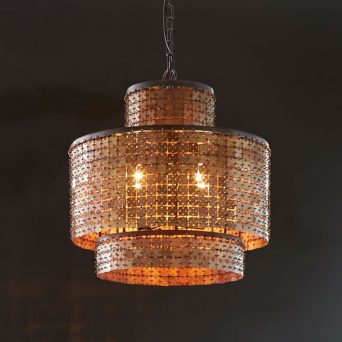 Phillips Collection Люстра Philips Collection Armor Chandelier Brass — фото 2