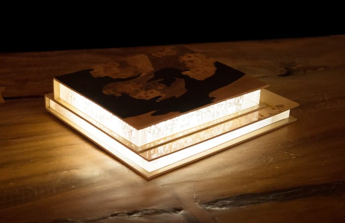 Phillips Collection Настольная лампа Philips Collection Book Reading Lamp LED Resin — фото 4