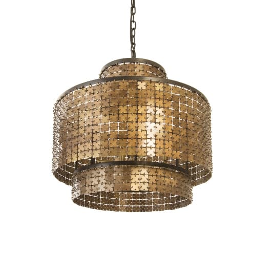 Phillips Collection — Люстра Philips Collection Armor Chandelier Brass