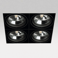 Встраиваемый в потолок светильник Delta Light GRID IN TRIMLESS 4 QR