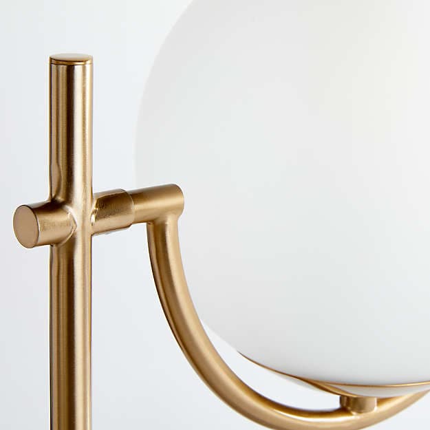 Торшер Crate and Barrel Rondure Globe Floor Lamp — фото 4