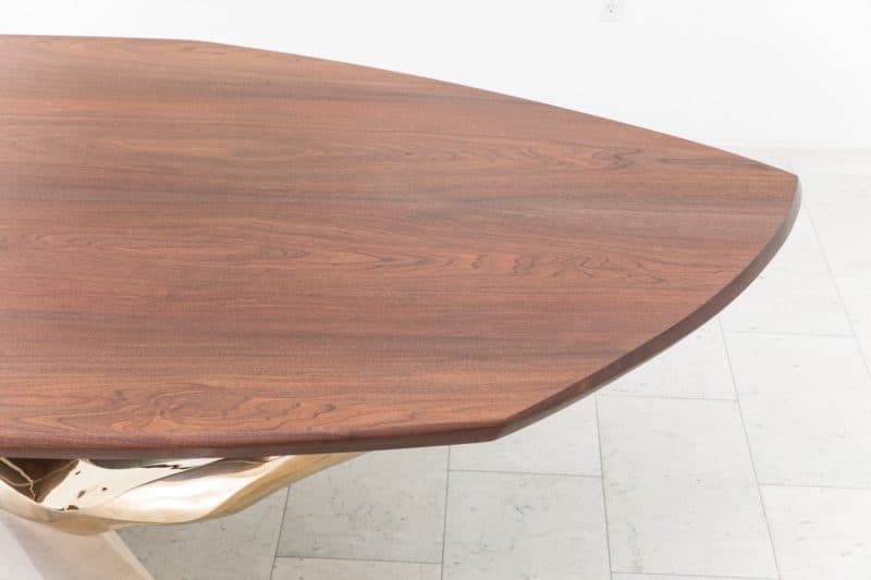 Обеденный стол Markus Haase Bronze, Walnut, and Limestone Dining Table — фото 4