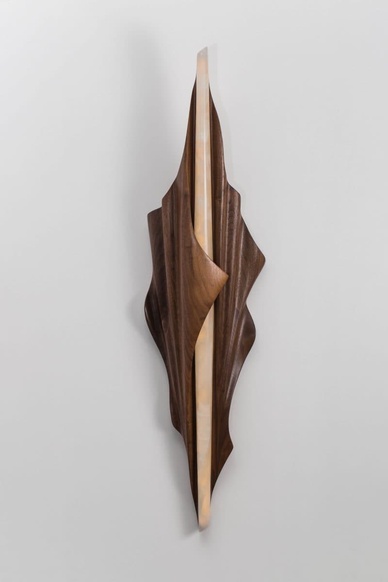 Настенный светильник Markus Haase Black Walnut Single Wrapped Sconce — фото 5