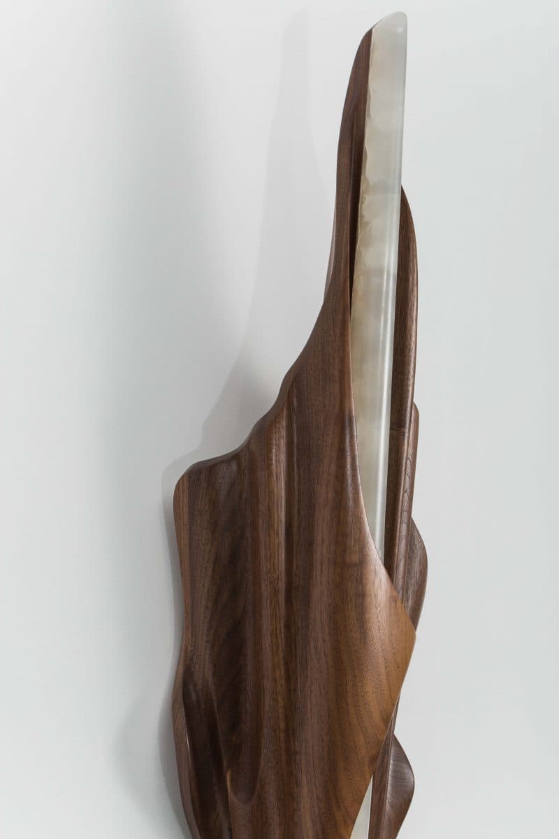 Настенный светильник Markus Haase Black Walnut Single Wrapped Sconce — фото 3