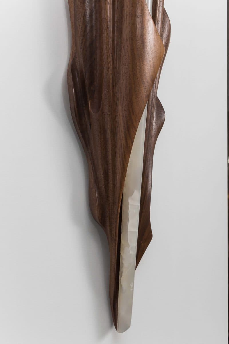 Настенный светильник Markus Haase Black Walnut Single Wrapped Sconce — фото 2