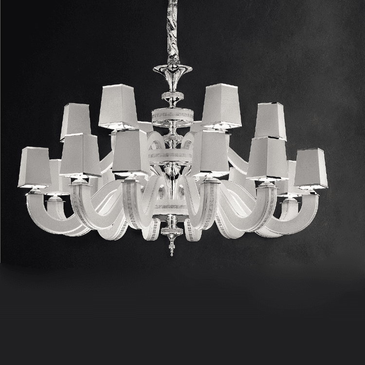 Люстра Masiero Luxury Gliim 12+6