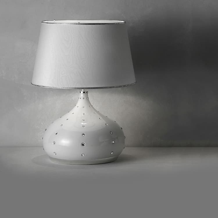 Настольная лампа Masiero Luxury Grace white / black TL1 P