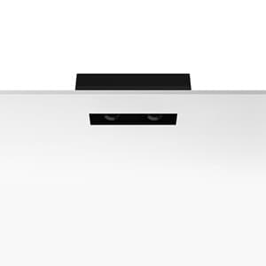 Встраиваемый в потолок светильник Flos Architectural The Black Line No Trim 2 Spots