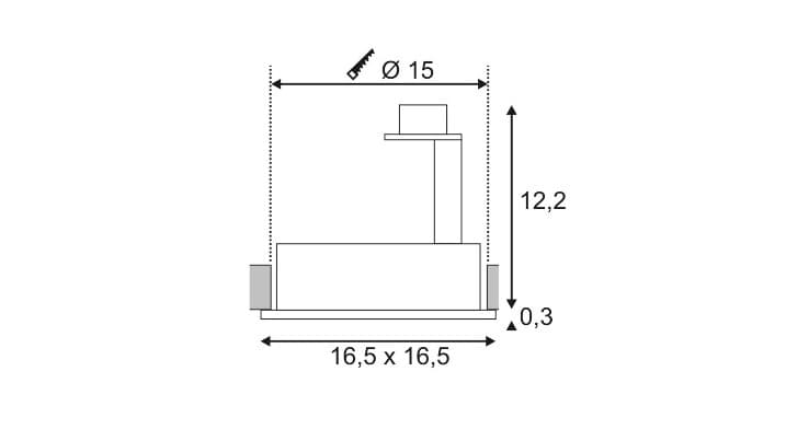 SLV NEW TRIA 1 recessed fitting — фото 3
