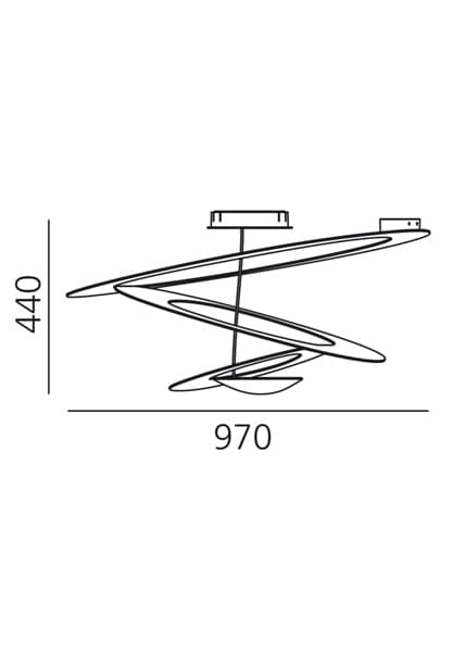 Потолочный светильник Artemide Pirce soffitto led — фото 4