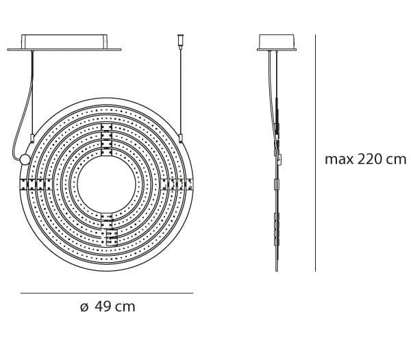 Подвесной светильник Artemide Copernico 500 sospensione — фото 2