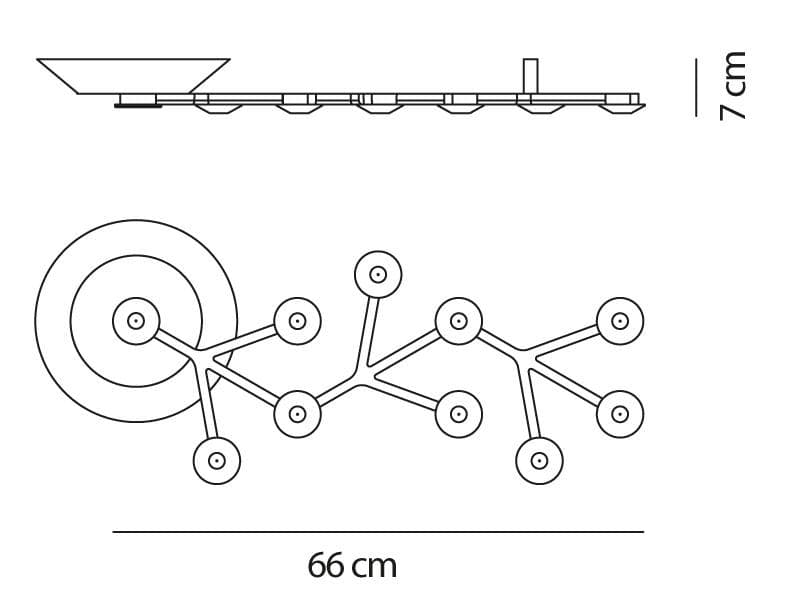 Потолочный светильник Artemide Led Net line ceiling 66 — фото 2