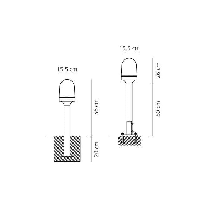 Уличный фонарь Artemide outdoor Aglaia — фото 2