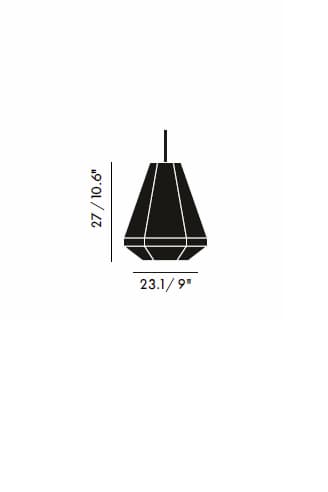 Подвесной светильник Tom Dixon Cell Tall — фото 3