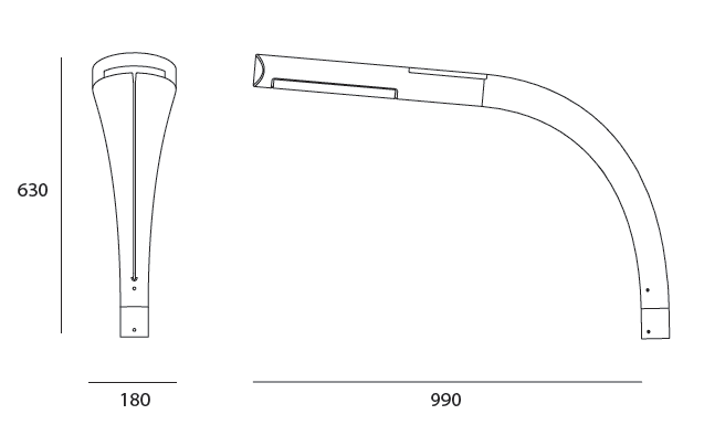 Уличный фонарь Artemide outdoor Indicta — фото 5