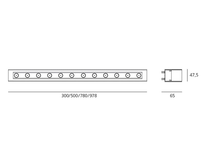 Встраиваемый в грунт светильник Artemide outdoor LineaLed Wallwasher — фото 4