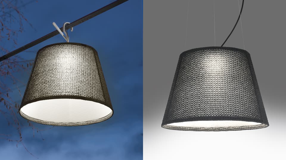 Подвесной светильник Artemide outdoor Tolomeo Paralume Outdoor Hook — фото 3