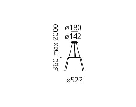 Подвесной светильник Artemide outdoor Tolomeo Paralume Outdoor Pendant — фото 3