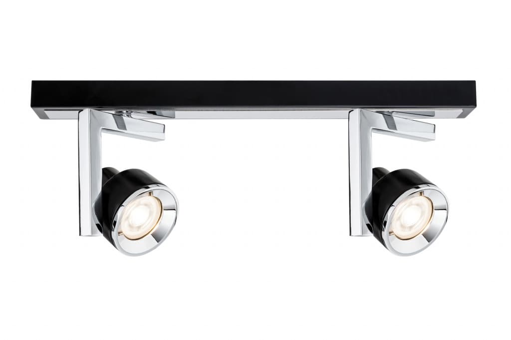 Потолочный светильник Paulmann Spotlight Turn max2x10W GU10 Ws/Chr Mt 66675 — фото 2