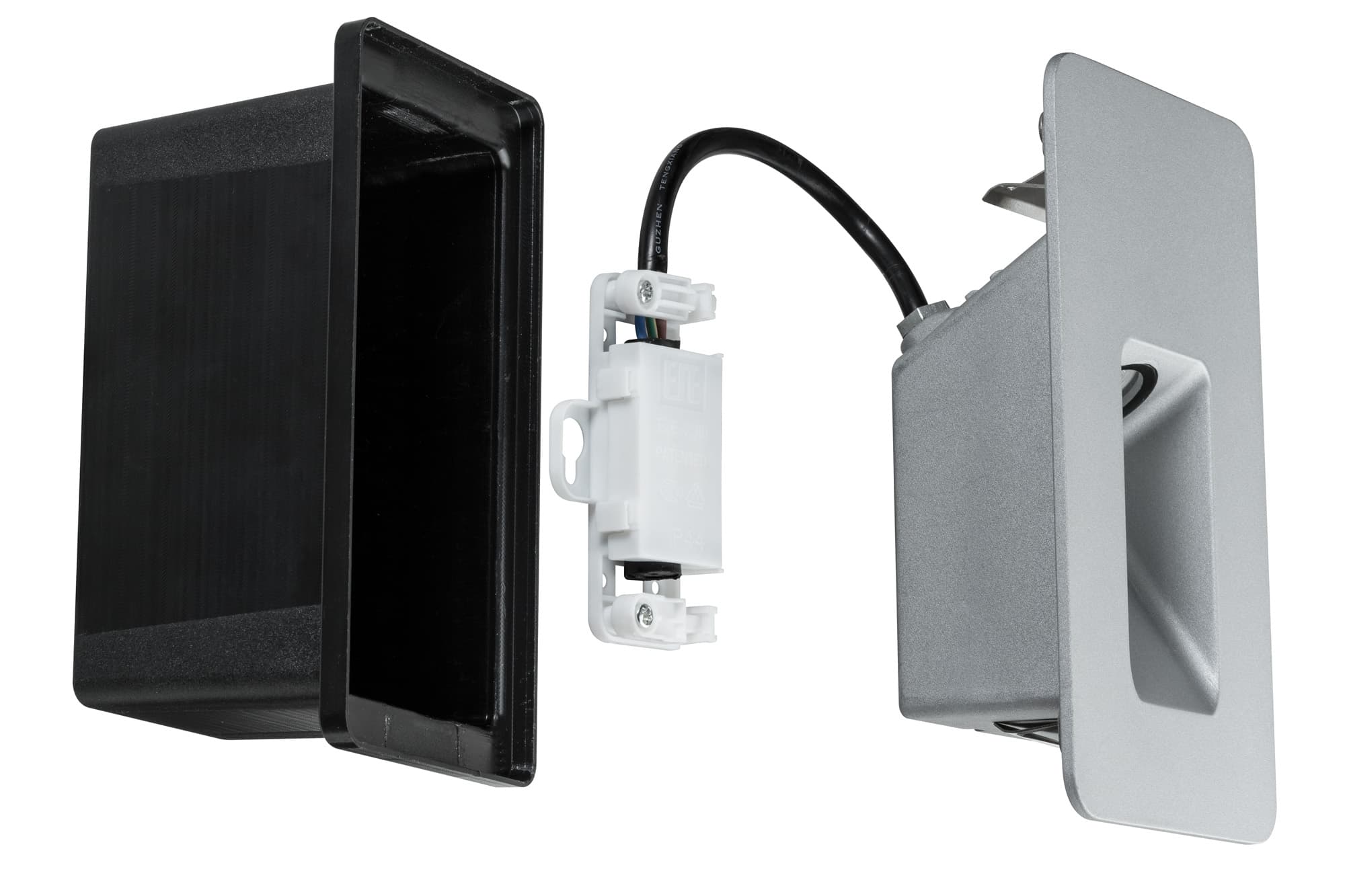 Встраиваемый в стену светильник Paulmann Spec. EBL IP44 Wand Slot LED 2,2W Al-m 93826 — фото 3