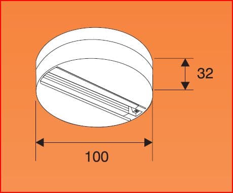 Шинопровод осветительный Nordic Aluminium GA 70 fix-point — фото 3