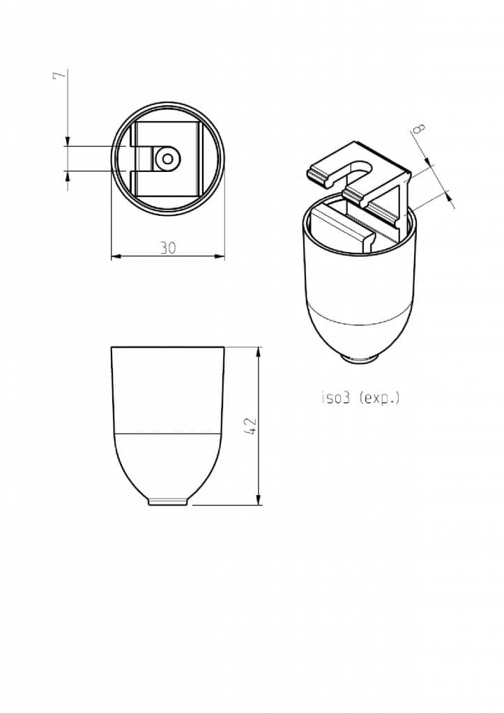 Шинопровод осветительный Nordic Aluminium SKB-30 — фото 2