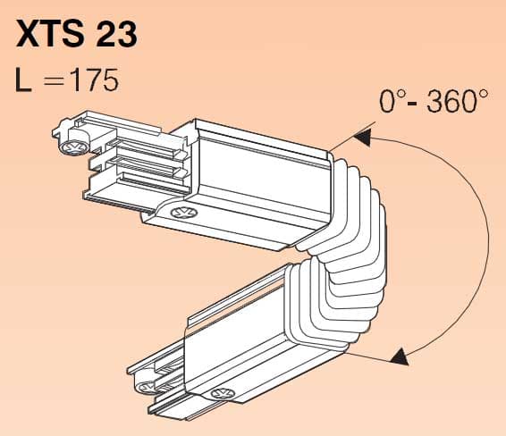 Шинопровод осветительный Nordic Aluminium XTS-23 — фото 2